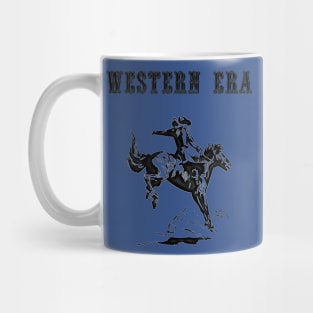 Western Era -  Cowboy on Horseback 8 Mug